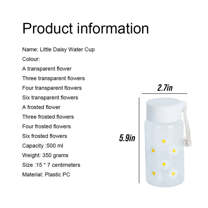 500ML PLASTIC WATER BOTTLE | SIZE | EXCARTBD.COM