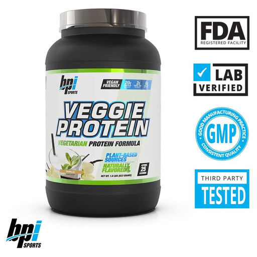 BPI SPORTS VEGAN PROTEIN | VANILLA FLAVOR | EXCARTBD
