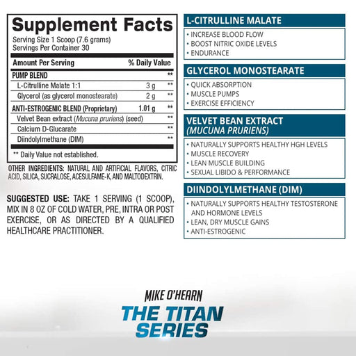 BPI PUMP FORMULA | NATTY JUICE FLAVOR | EXCARTBD