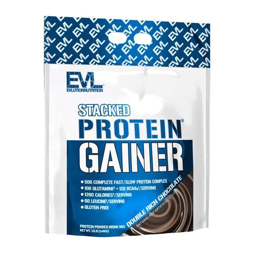 STACKED PROTEIN GAINER | 12 LBS DOUBLE RICH CHOCOLATE FLAVOR | EXCARTBD