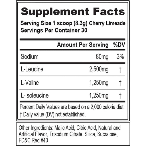 EVLUTION NUTRITION BCAA5000 | CHERRY LIMEADE | EXCARTBD