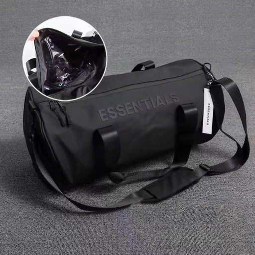 FEAR OF GOD ESSENTIALS DUFFLE BAG - BLACK COLOR 