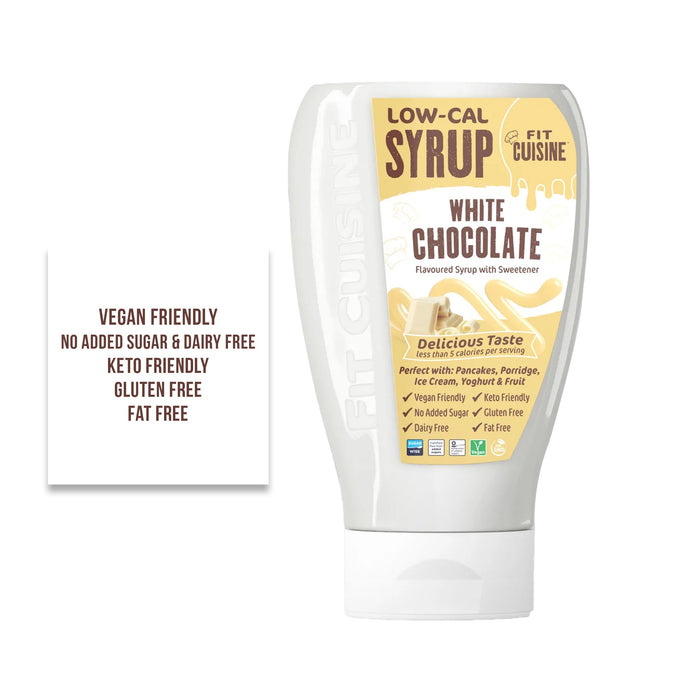 FIT CUISINE LOW-CAL SYRUP | WHITE-CHOCOLATE | EXCARTBD