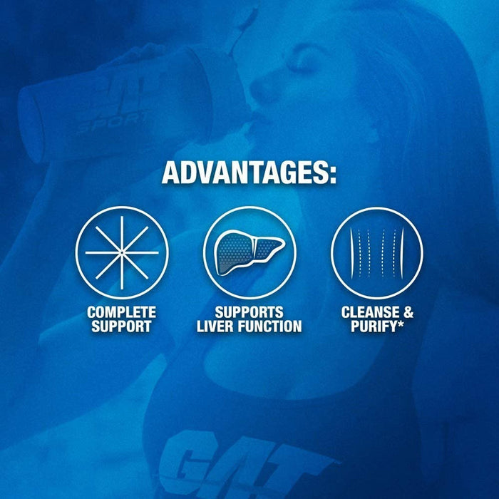 GAT LIVER CLEANSE | UNFLAVORED 60 VEG CAPSULES | EXCARTBD