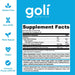 GOLI ASHWAGANDHA GUMMIES | NUTRITION FACTS 