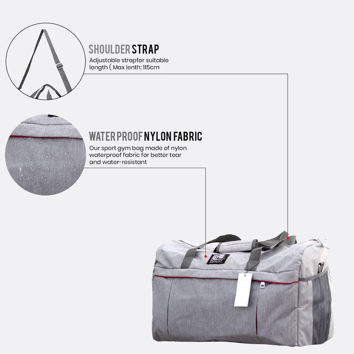 GYM BAG - GREY COLOR | EXCARTBD