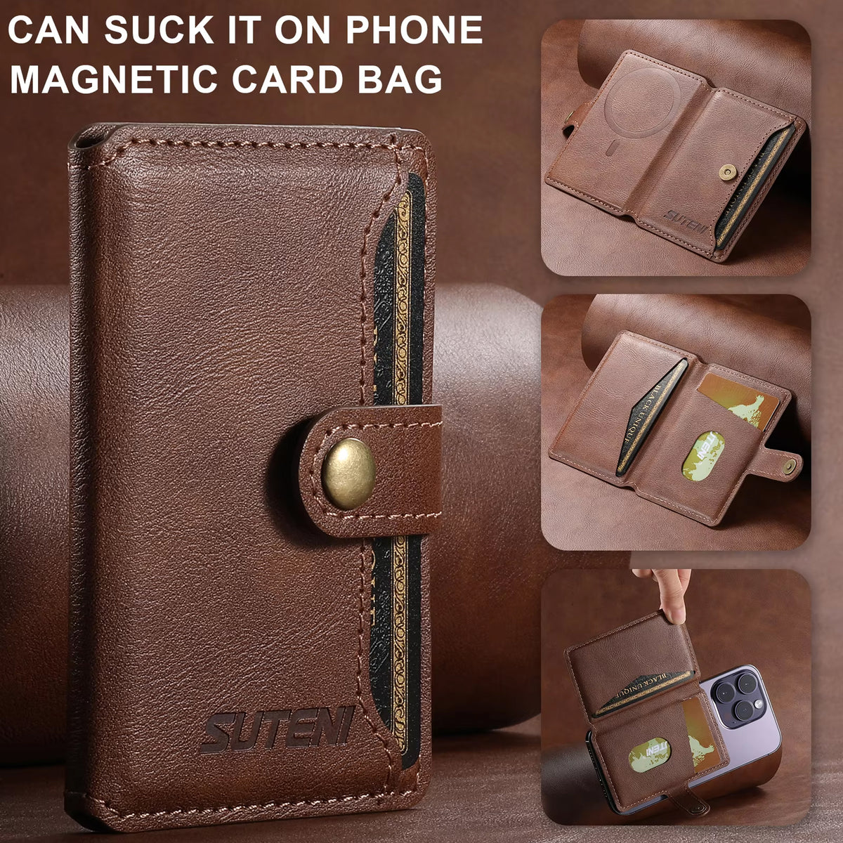 LEATHER MAGNETIC | CARD HOLDER | EXCARTBD.COM