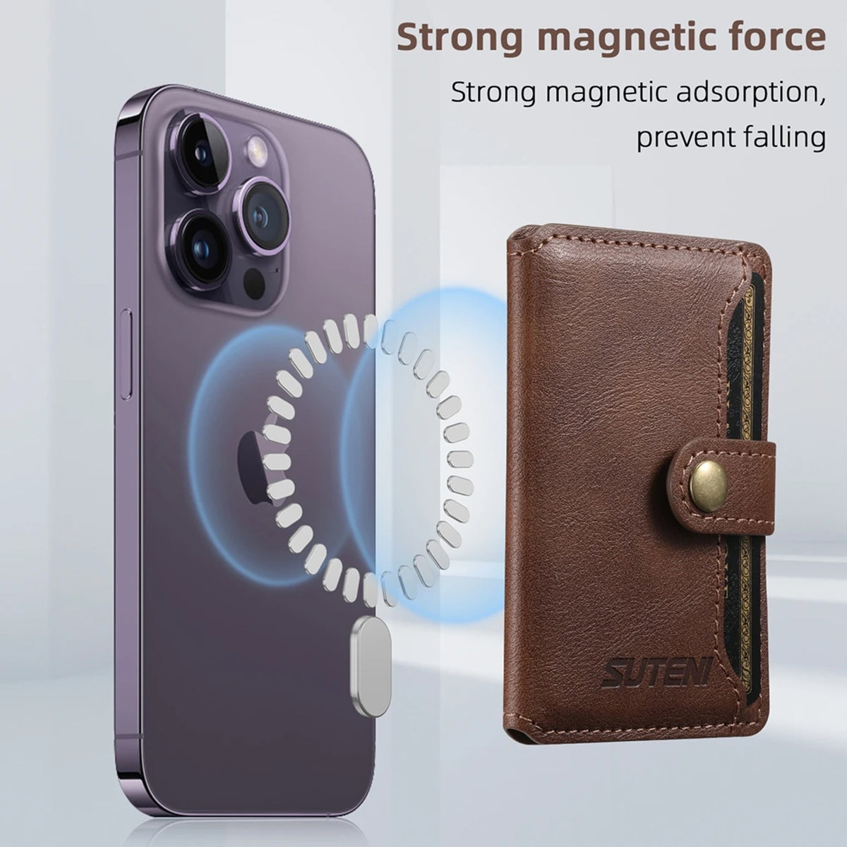 LEATHER MAGNETIC | CARD HOLDER CASE | EXCARTBD.COM