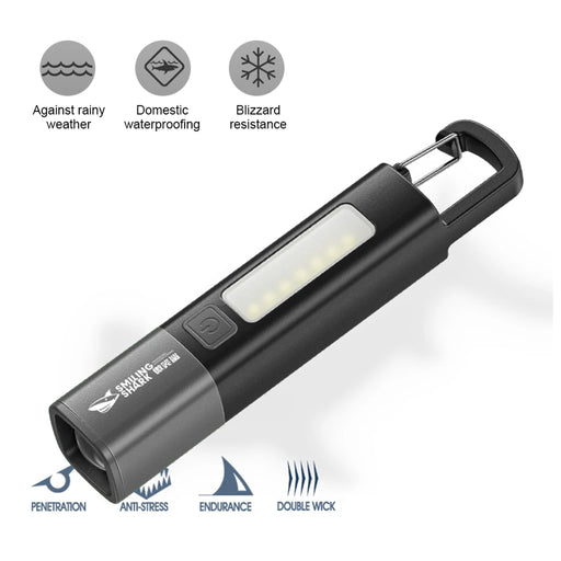 MINI PORTABLE LED TORCH | BLACK COLOR | EXCARTBD.COM