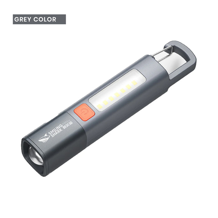 MINI PORTABLE LED TORCH | GREY COLOR | EXCARTBD.COM