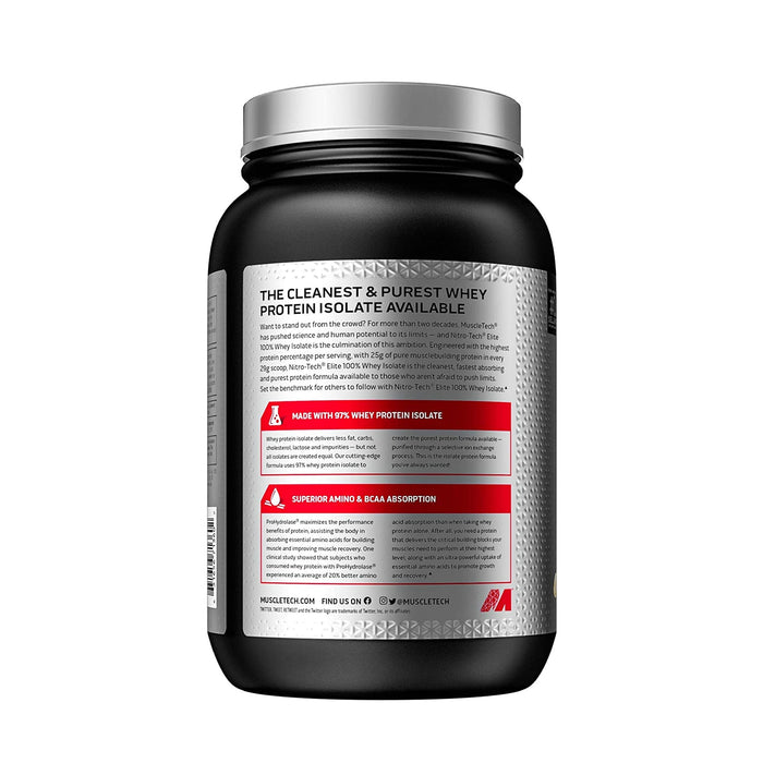 NITRO-TECH ELITE 100% WHEY ISOLATE | VANILLA ICE CREAM | EXCARTBD