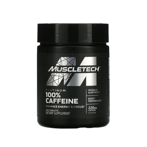 MUSCLETECH PLATINUM 100% CAFFEINE | EXCARTBD