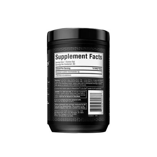 PLATINUM 100% CREATINE | NUTRITION FACTS |  EXCARTBD