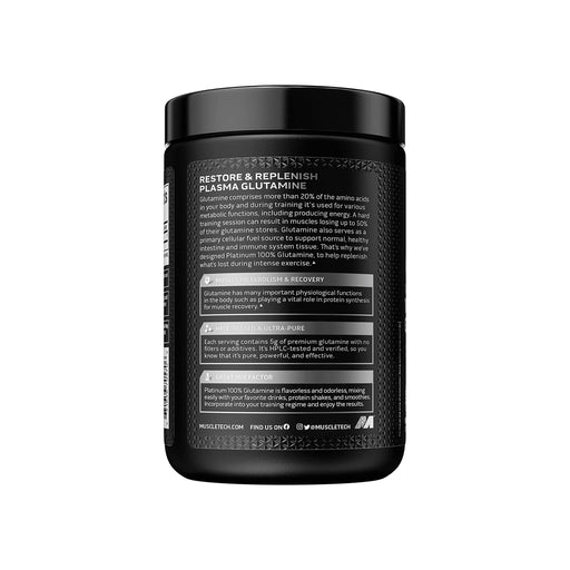 PLATINUM 100% GLUTAMINE - 300 GM | EXCARTD.COM