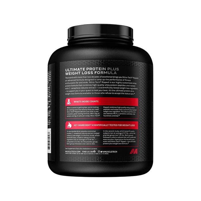 NITRO-TECH RIPPED - 4LBS | CHOCOLATE FUDGE BROWNIE | EXCARTBD.COM