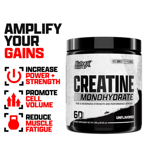 NUTREX CREATINE MONOHYDRATE | 60 SERVINGS 
