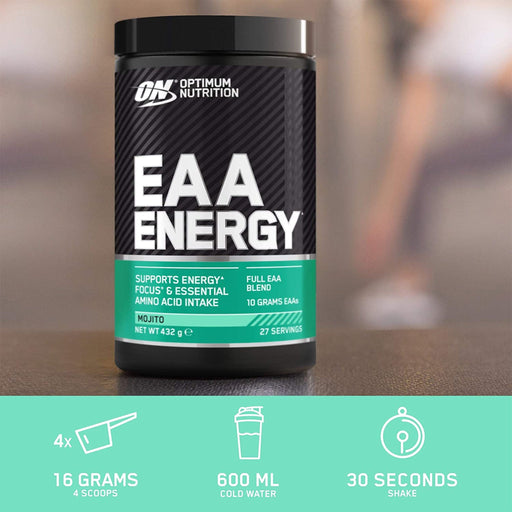 OPTIMUM NUTRITION EAA ENERGY | MOJITO FLAVOR | EXCARTBD