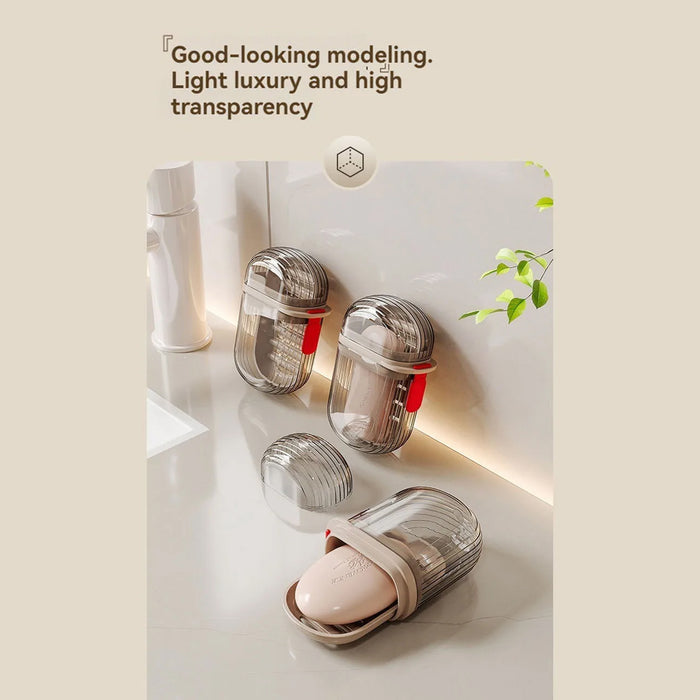 PORTABLE PLASTIC TRANSPARENCY TRAVEL SOAP CASE | EXCARTBD.COM