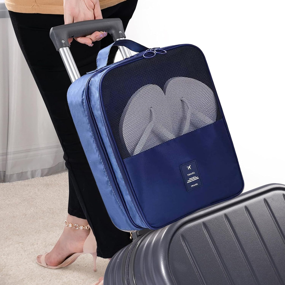 PORTABLE TRAVEL SHOE BAG — EXCART BD
