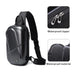 PREMIUM ZIEST CROSSBODY SLING BAG | BLACK COLOR | EXCARTBD.COM