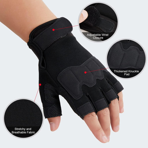RAW MILITARY GLOVES | BLACK COLOR | EXCARTBD.COM