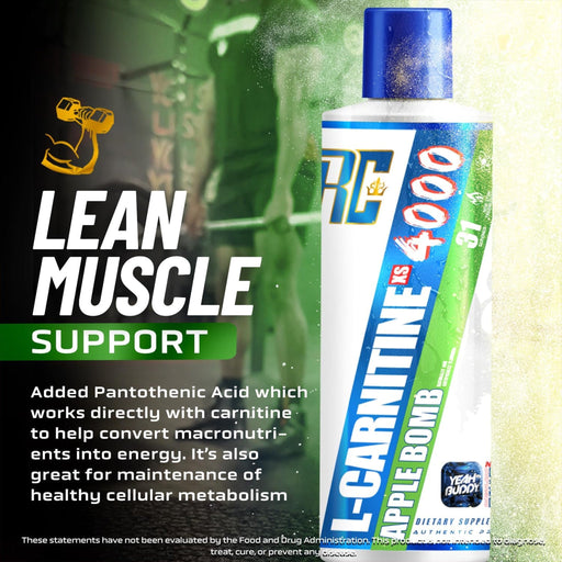 RC L-CARNITINE XS LIQUID 4000MG - APPLE BOMB FLAVOUR 