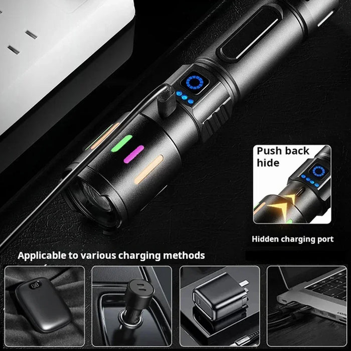 RECHARGEABLE LED FLASH | LIGHT | EXCARTBD.COM