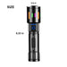 RECHARGEABLE LED FLASH LIGHT | SIZE | EXCARTBD.COM