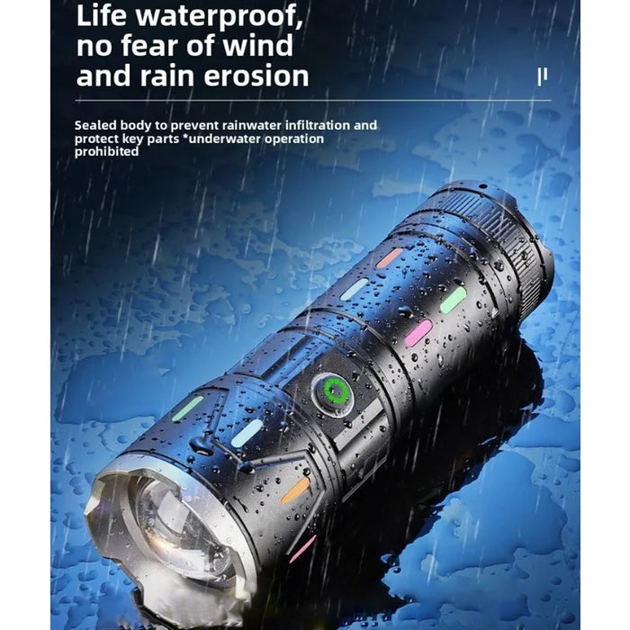 RECHARGEABLE WATERPROOF FLASH LIGHT | EXCARTBD.COM