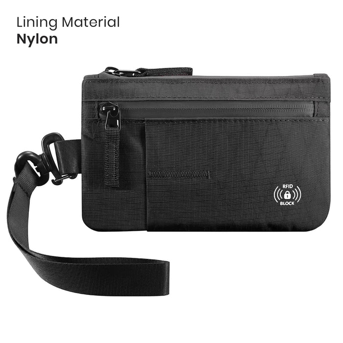 RFID MINI WALLET BAG | BLACK COLOR | EXCARTBD.COM