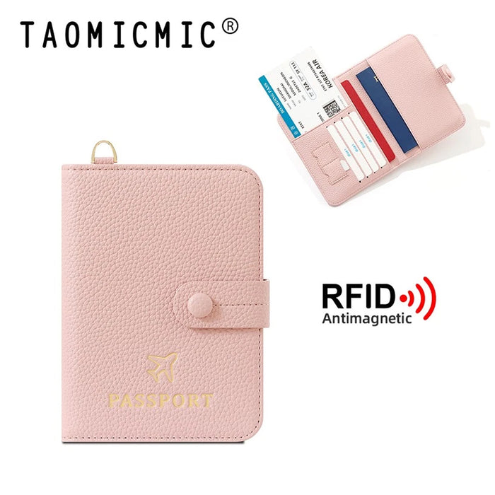 RFID PASSPORT HOLDER | PINK COLOR | EXCARTBD.COM