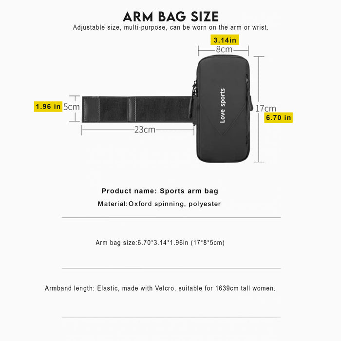 RUNNING PHONE ARM BAG SIZE | EXCARTBD.COM