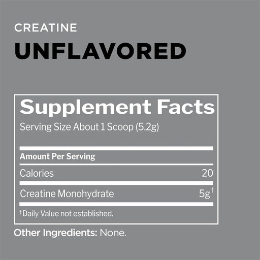 R1 CREATINE 75 SERVINGS NUTRITION FACT
