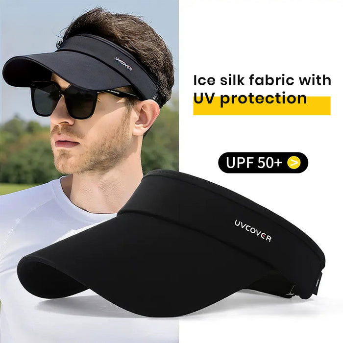 SPORTS SUN CAP | BLACK COLOR | EXCARTBD.COM