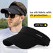 SPORTS SUN CAP | BLACK COLOR | EXCARTBD.COM
