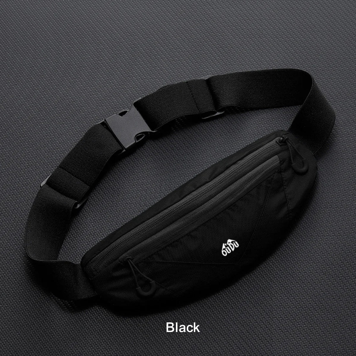 ULTRA THIN SPORTS WAIST BAG | BLACK COLOR | EXCARTBD.COM