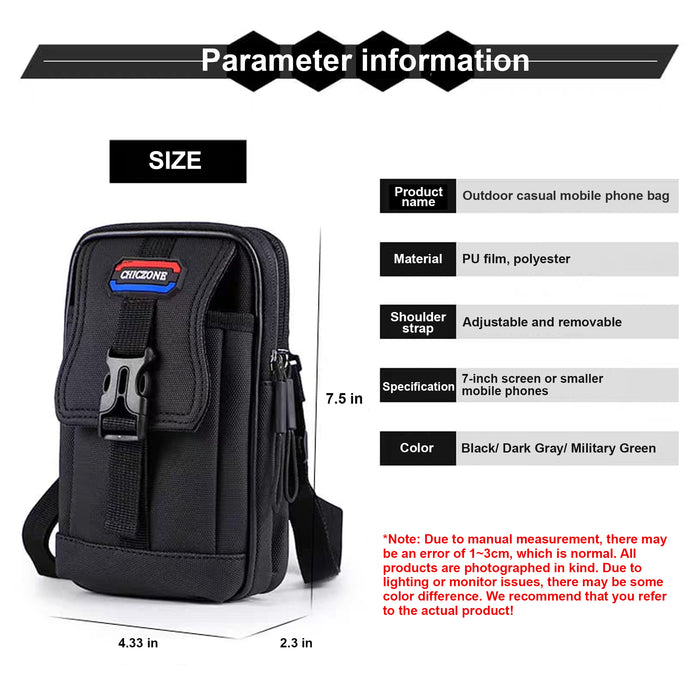 WAIST PHONE BAG | SIZE | EXCARTBD.COM