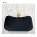 WOMEN_S LUXURY EVENING BAG BLACK COLOR  | EXCART