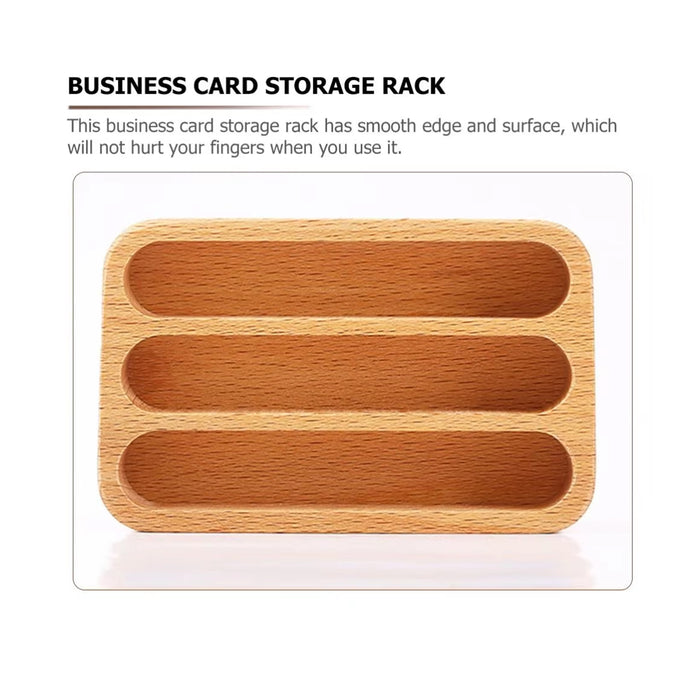 WOODEN BUSINESS CARD HOLDER | BEECH COLOR | EXCARTBD.COM