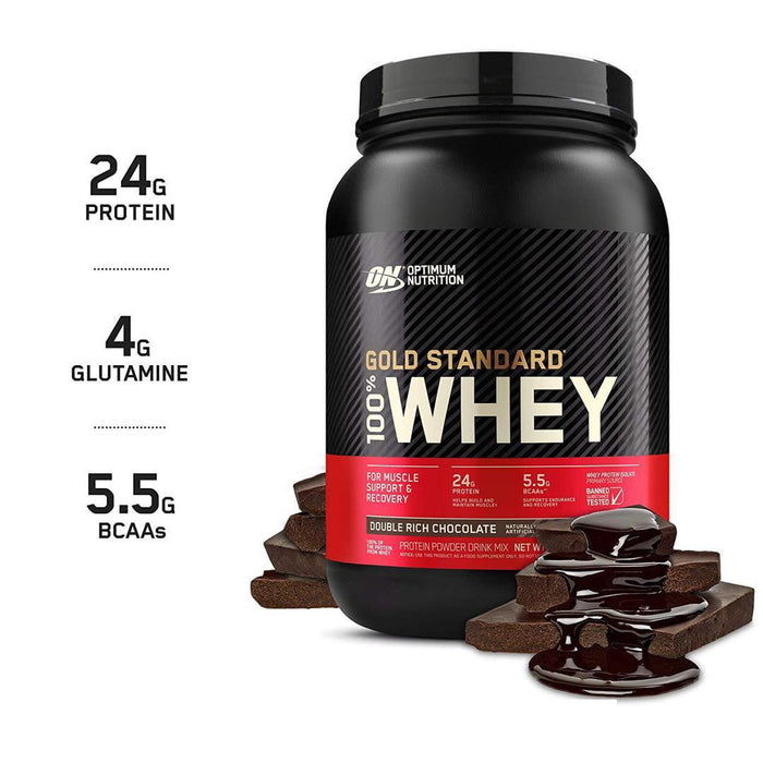 2LBS GOLD STANDARD 100% WHEY PROTEIN | DOUBLE RICH CHOCOLATE FLAVOR | EXCARTBD.COM