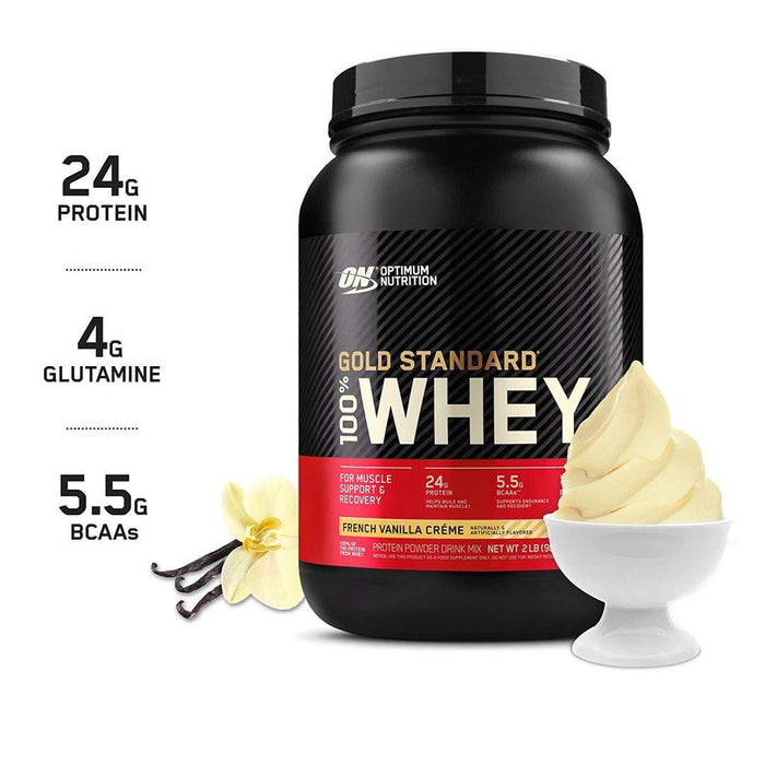 2LBS GOLD STANDARD 100% WHEY PROTEIN | FRENCH VANILLA CREME FLAVOR | EXCARTBD.COM