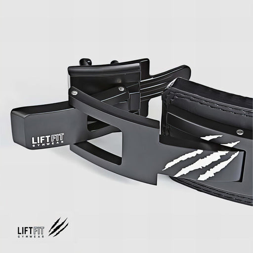 Adjustable gym lever belt for waist and lower back support during workouts