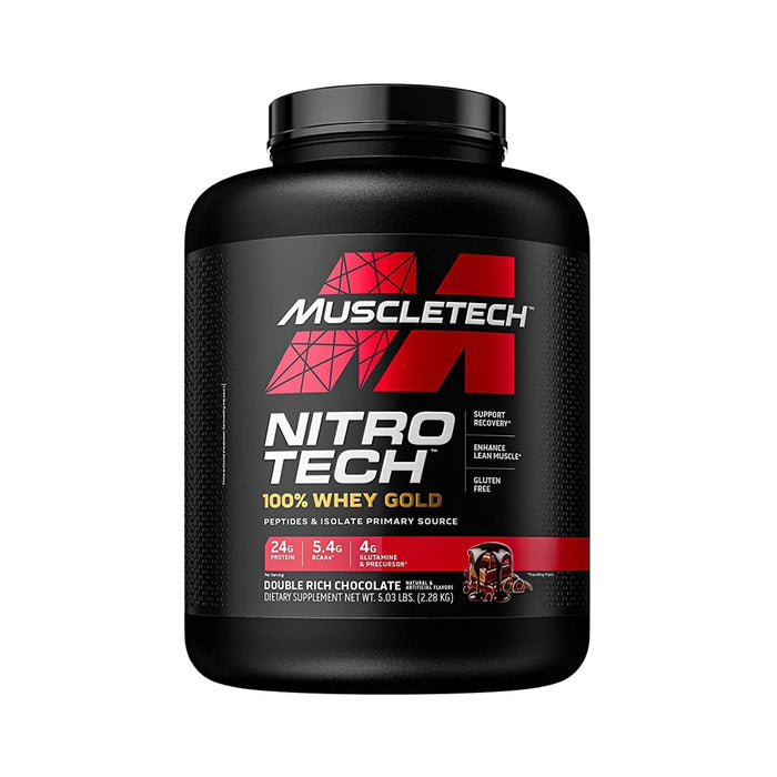 NITRO TECH 100% WHEY GOLD | DOUBLE RICH CHOCOLATE FLAVOR | EXCARTBD.COM