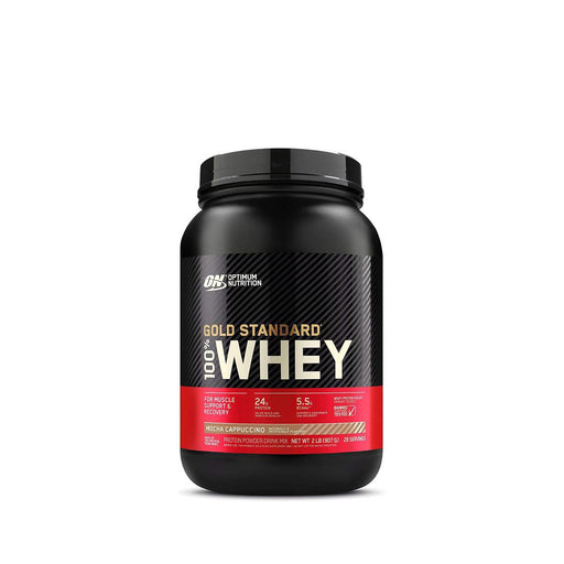 optimum nutrition | 100% gold standard whey protein | 2lbs mocha cappuccino flavor | excartbd.com
