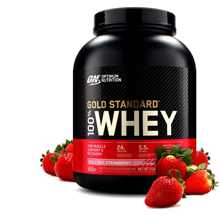 5LBS GOLD STANDARD 100% WHEY PROTEIN | DELICIOUS STRAWBERRY | EXCARTBD.COM