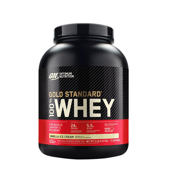 5LBS GOLD STANDARD 100% WHEY PROTEIN | VANILLA ICE CREAM FLAVOR | EXCARTBD.COM