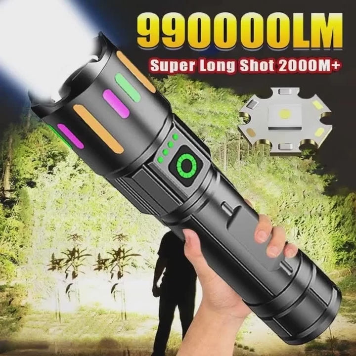 RECHARGEABLE LED FLASHLIGHT | VIDEO | EXCARTBD.COM