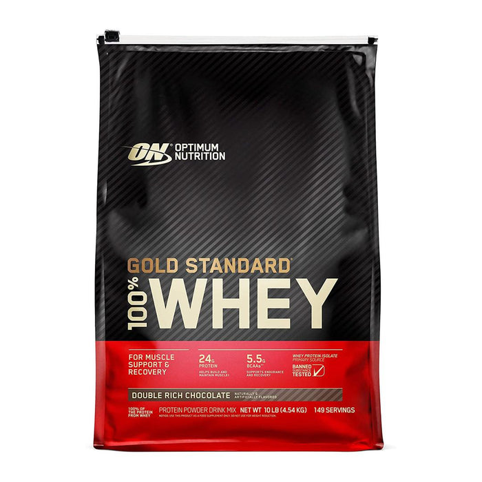 WHEY GOLD STANDARD PROTEIN - 10 LBS | DOUBLE RICH CHOCOLATE FLAVOR | EXCARTBD.COM