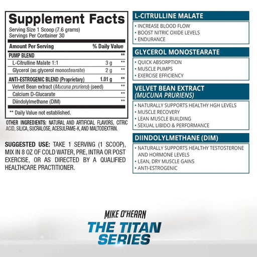 PUMP FORMULA NUTRITION FACTS | EXCARTBD.COM