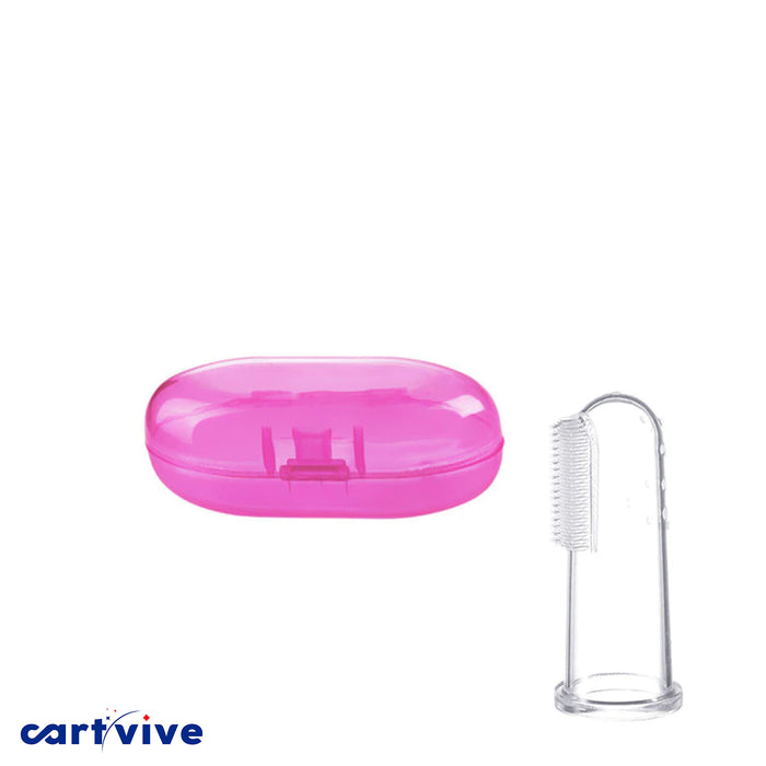 PET FINGER TOOTHBRUSH | PINK COLOR | EXCARTBD.COM